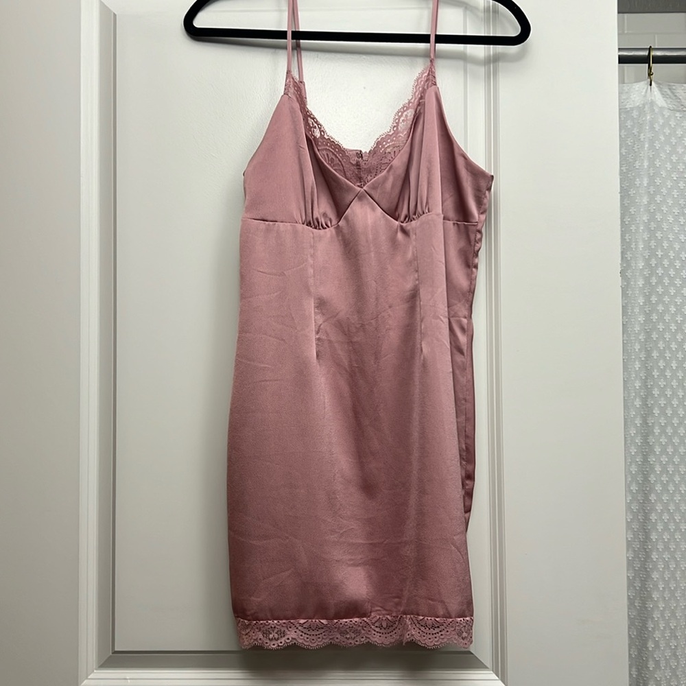 Pink laced dress from pacsun